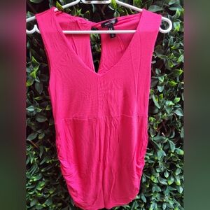 Vibrant Pink Sleeveless Dress